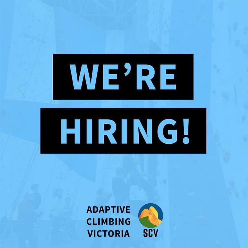Adaptive Climbing victoria Are Hiring Sport Climbing Victoria