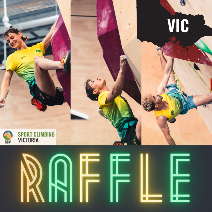 SPORT CLIMBING VICTORIA – OLYMPIC RAFFLE Vic WINNERS – Sport Climbing ...